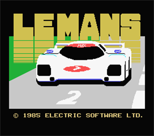 Le Mans 2 - Screenshot - Game Title Image
