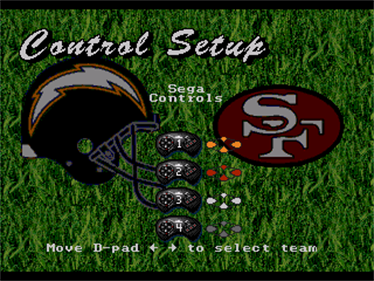 Madden NFL 96 - Screenshot - Game Select Image