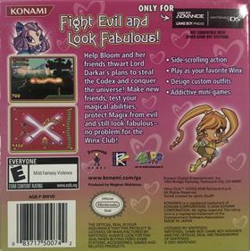 WinX Club: Quest for the Codex - Box - Back Image