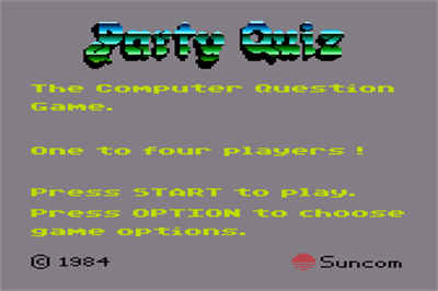 PQ: The Party Quiz Game - Screenshot - Game Title Image