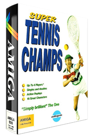 Super Tennis Champs - Box - 3D Image