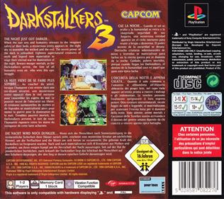 Darkstalkers 3 - Box - Back Image