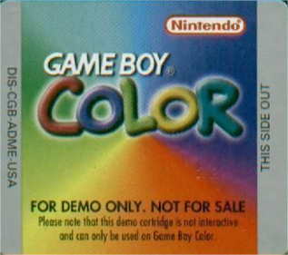Game Boy Color Promotional Demo