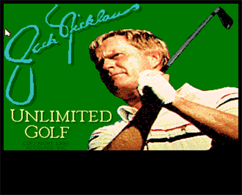 Jack Nicklaus' Unlimited Golf & Course Design - Screenshot - Game Title