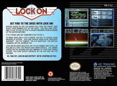 Lock On - Box - Back Image