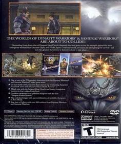 Warriors Orochi - Box - Back Image