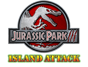 Jurassic Park III: Island Attack - Clear Logo Image