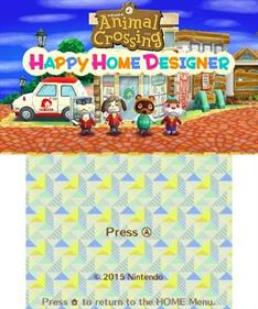 Animal Crossing Happy Home Designer - Screenshot - Game Title Image