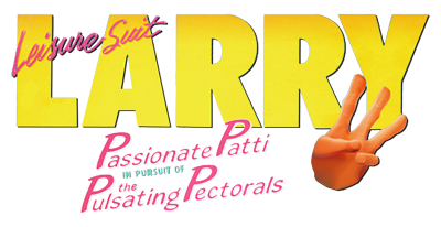 Leisure Suit Larry III: Passionate Patti in Pursuit of the Pulsating Pectorals - Clear Logo Image
