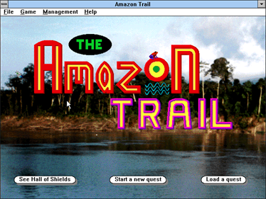 The Amazon Trail - Screenshot - Game Title Image