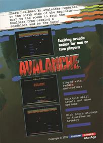 Avalanche - Box - Back Image