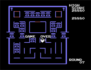 Super Pac-Man - Screenshot - Game Over Image