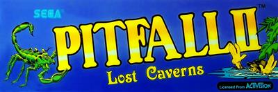 Pitfall II: The Lost Caverns - Arcade - Marquee Image