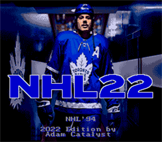 NHL '94: 2022 Edition - Screenshot - Game Title Image