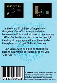 Cop-Out  - Box - Back Image