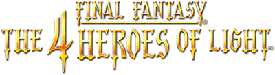 Final Fantasy: The 4 Heroes of Light - Clear Logo Image