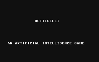 Botticelli - Screenshot - Game Title Image