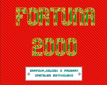 Fortuna 2000 - Screenshot - Game Title Image