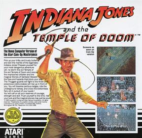 Indiana Jones and the Temple of Doom - Box - Back Image