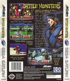 Battle Monsters - Box - Back Image