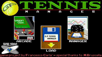 G.P. Tennis Manager - Screenshot - Game Select Image