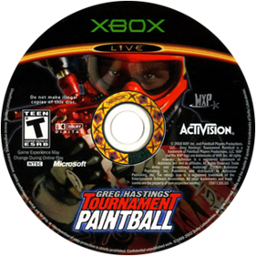 Greg Hastings' Tournament Paintball - Disc Image