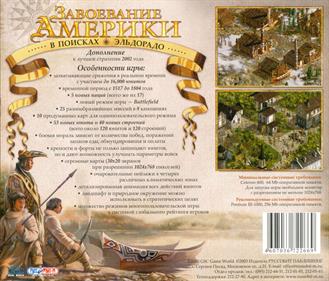 American Conquest: Fight Back - Box - Back Image