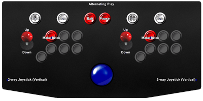 Zzyzzyxx - Arcade - Controls Information Image