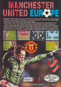 Manchester United Europe - Advertisement Flyer - Front Image