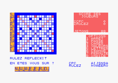 Computer Scrabble 
