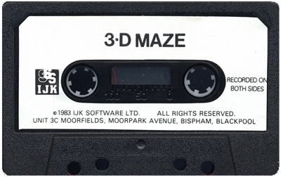 3-D Maze - Cart - Front Image