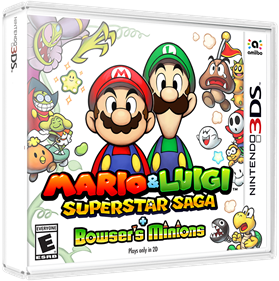 Mario & Luigi: Superstar Saga + Bowser's Minions - Box - 3D Image
