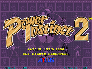 Power Instinct 2 - Screenshot - Game Title Image