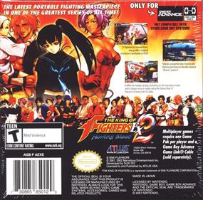 The King of Fighters EX 2: Howling Blood - Box - Back Image