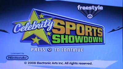 Celebrity Sports Showdown - Screenshot - Game Title Image
