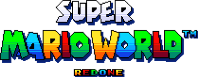 Super Mario World Redone - Clear Logo Image