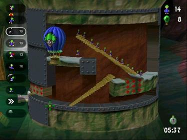 Lemmings Revolution - Screenshot - Gameplay