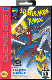 Spider-Man & X-Men: Arcade's Revenge - Fanart - Box - Front