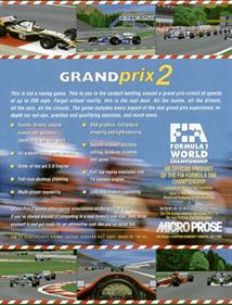 Grand Prix II - Box - Back Image
