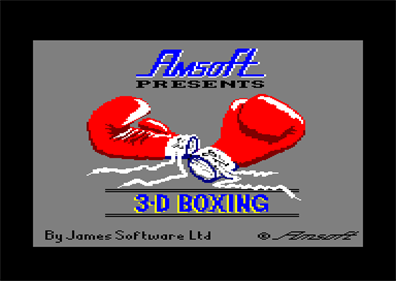 3D Boxing - Screenshot - Game Title Image