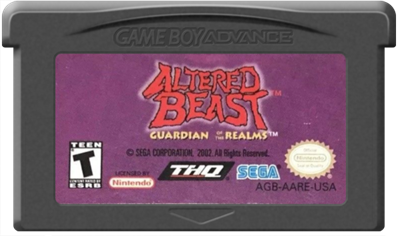Altered Beast: Guardian of the Realms - Cart - Front Image