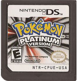 Pokémon Platinum Version - Cart - Front Image