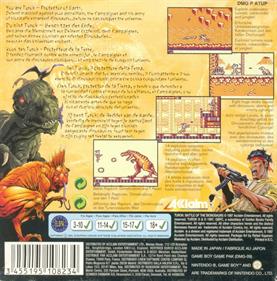 Turok: Battle of the Bionosaurs - Box - Back Image
