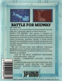 Battle for Midway - Box - Back Image