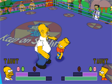 The Simpsons Wrestling - Screenshot - Gameplay Image