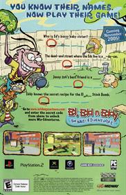 Ed, Edd n Eddy: The Mis-Edventures - Advertisement Flyer - Front Image