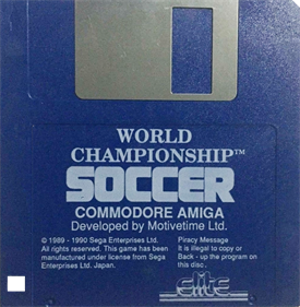 World Championship Soccer - Disc Image