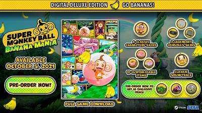 Super Monkey Ball: Banana Mania - Advertisement Flyer - Front