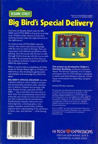 Sesame Street: Big Bird's Special Delivery - Box - Back Image