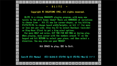 BLITZ - Screenshot - Game Title Image